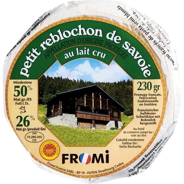 Queijo Petit Reblochon de Savoie D.O.C. embalagem 230 g