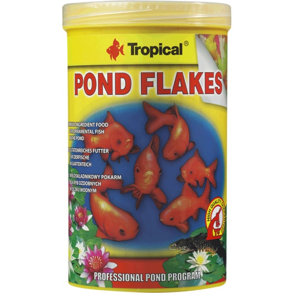Pond Flakes Alimento para Peixes embalagem 1 L