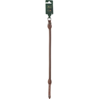Coleira para Cão Round & Soft em Pele Castanha 45/8 embalagem 1 unidade - Hunter