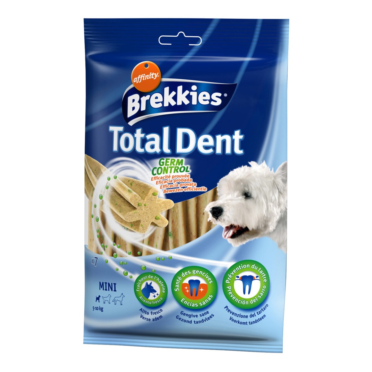 Brekkies - Barritas Para Perros Pequeños Total Dent Germ Control