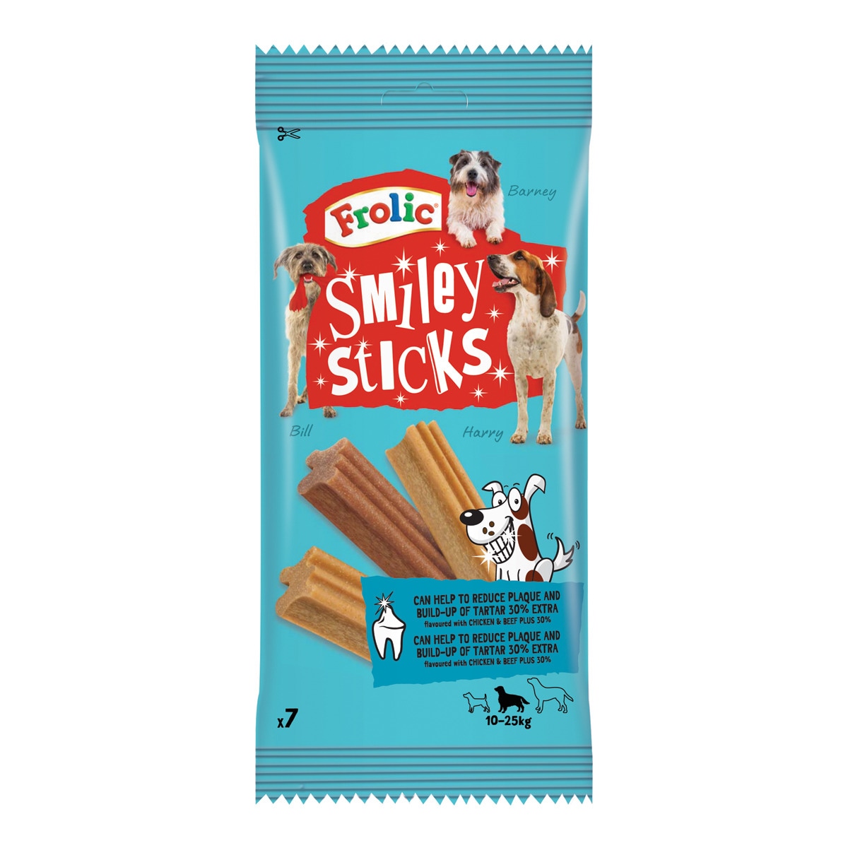 Frolic - Snack Para Perros Adultos Medianos Smiley Sticks 175 Gr