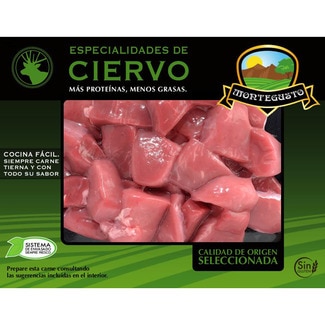 ragout de ciervo sin gluten peso aproximado bandeja 400 g - Montegusto