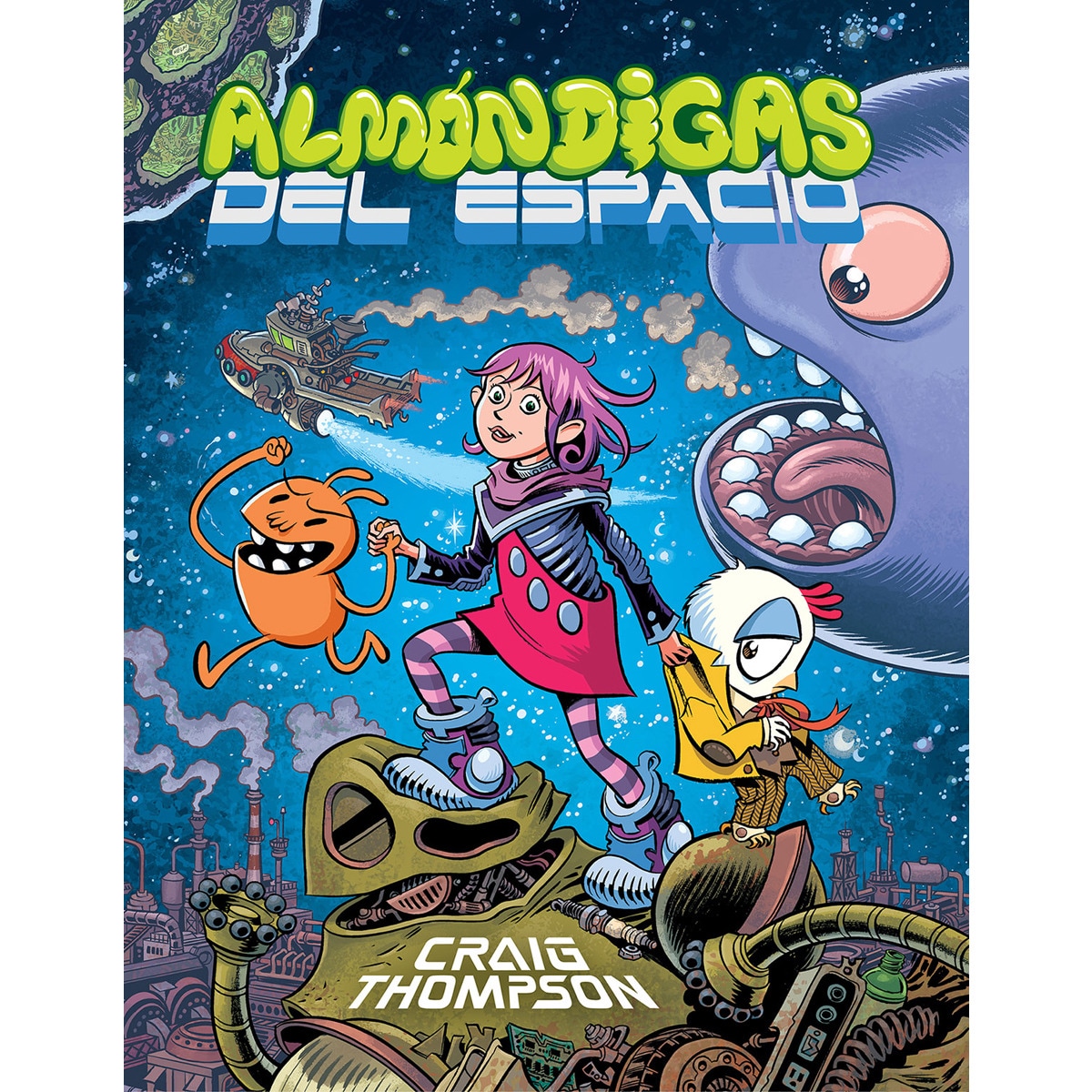 Almóndigas del espacio (Capa mole com abas) 1