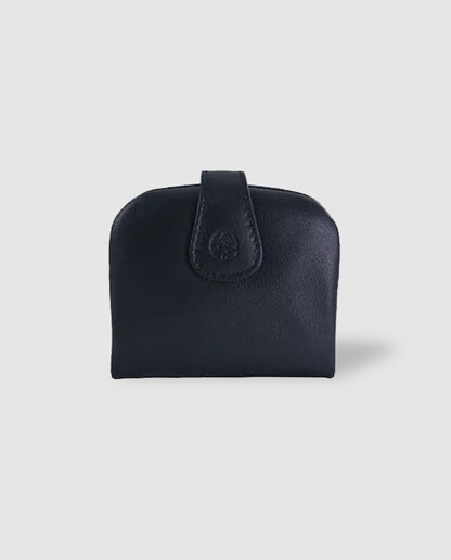 Imagem 0 de Porta-moedas de tacão de pele preto