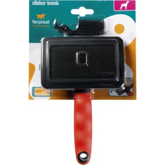 Escova para Cão Slicker Brush com Pêlo Médio e Comprido embalagem 1 unidade - Ferplast