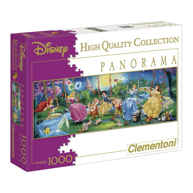 Puzzles 1000 piezas panorámicos Disney Clementoni · Clementoni · El
