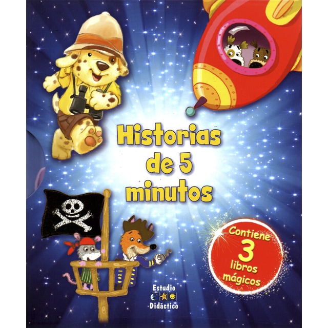 Imagem 0 de Historias De 5 Minutos (Chicos): Contiene 3 Libros Mágicos