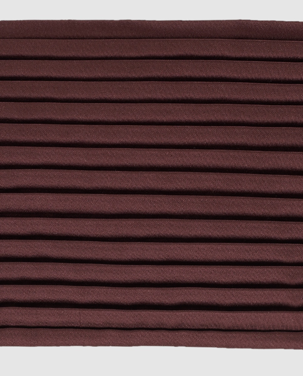 Faixa grená às riscas com estojo Vermelho-3