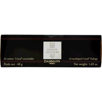 Chá Branco Passion De Fleurs embalagem 24 unidades - Dammann Fréres