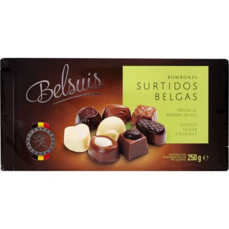 Belsuis Sortido de Bombons Belgas embalagem 250 g