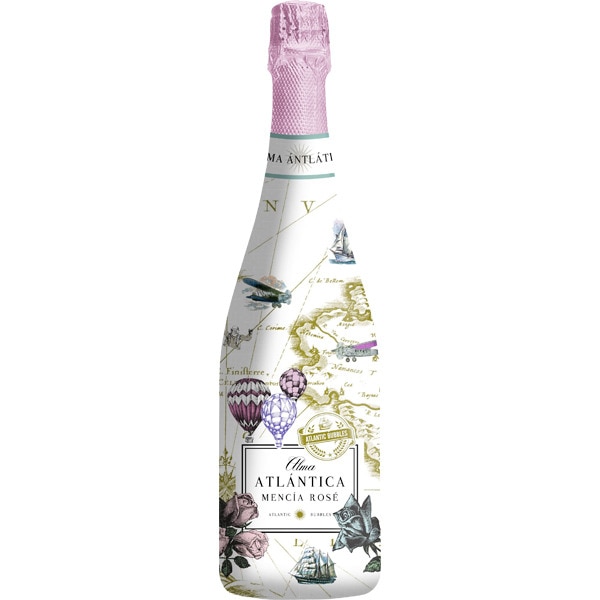 vino rosado espumoso mencía botella 75 cl