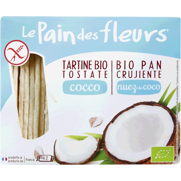 Tostas com Coco Biológico embalagem 150 g