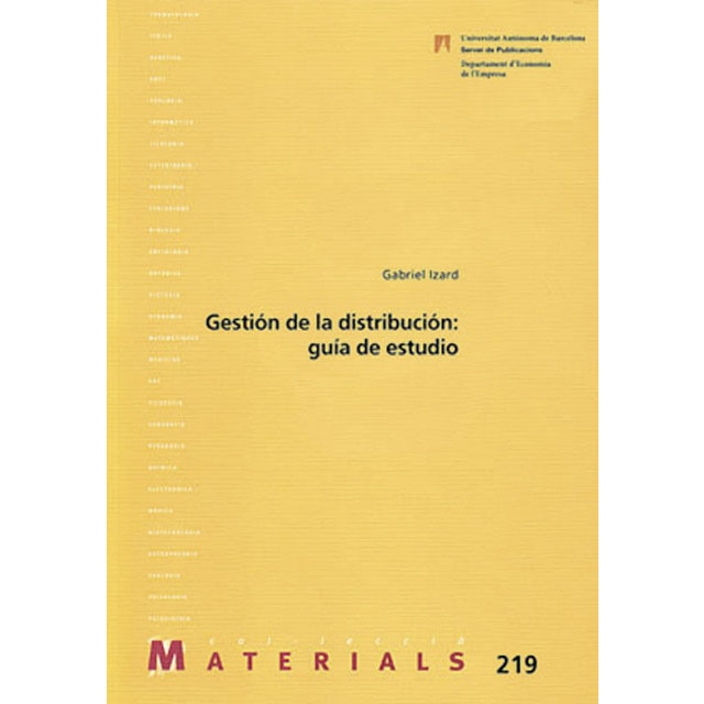 Imagem 0 de Gestión de la distribución guía de estudio (Capa mole)