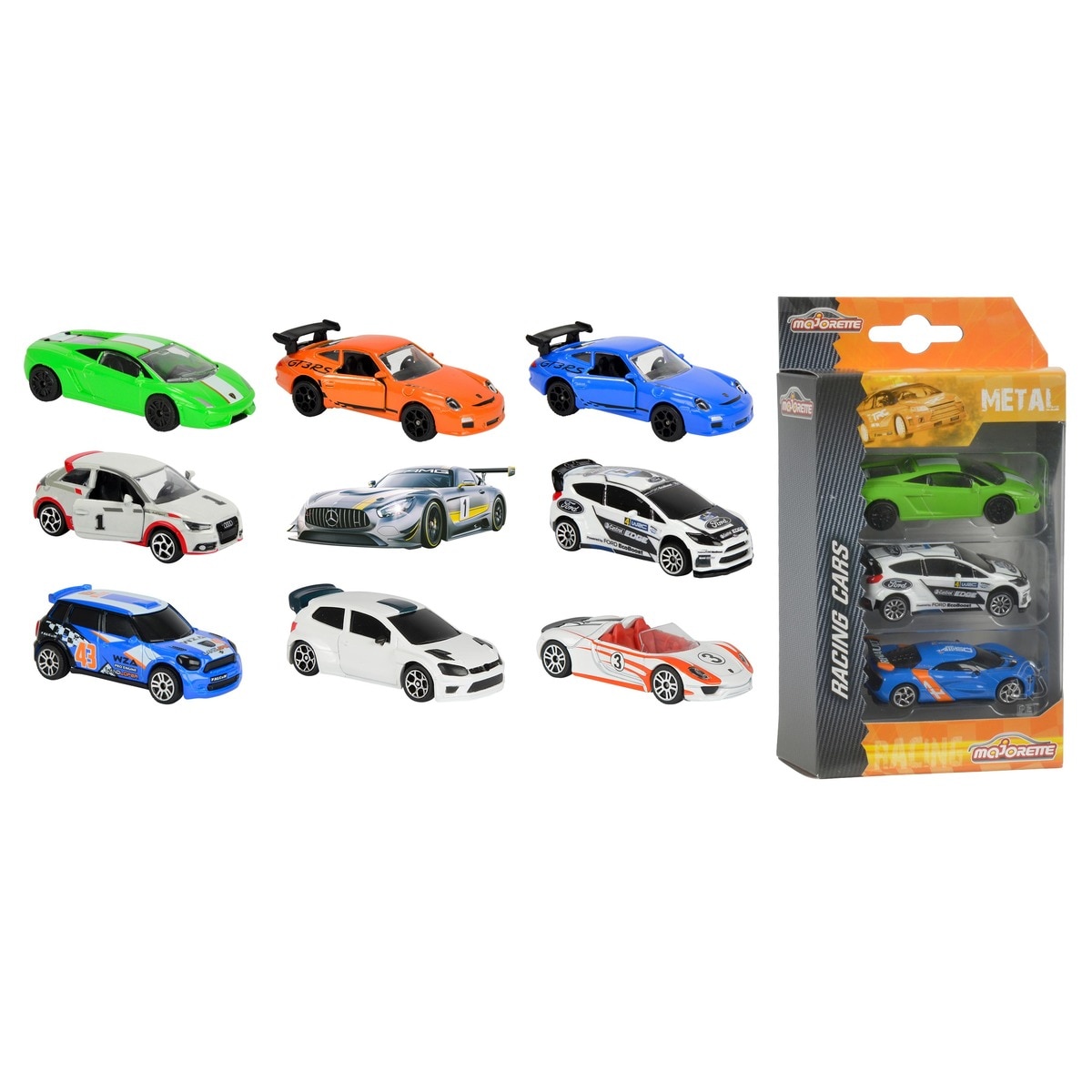 Simba - Pack 3 Vehículos Racing