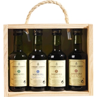 Vinho da Madeira 4 Miniaturas garrafa 5 cl - Cossart Gordon