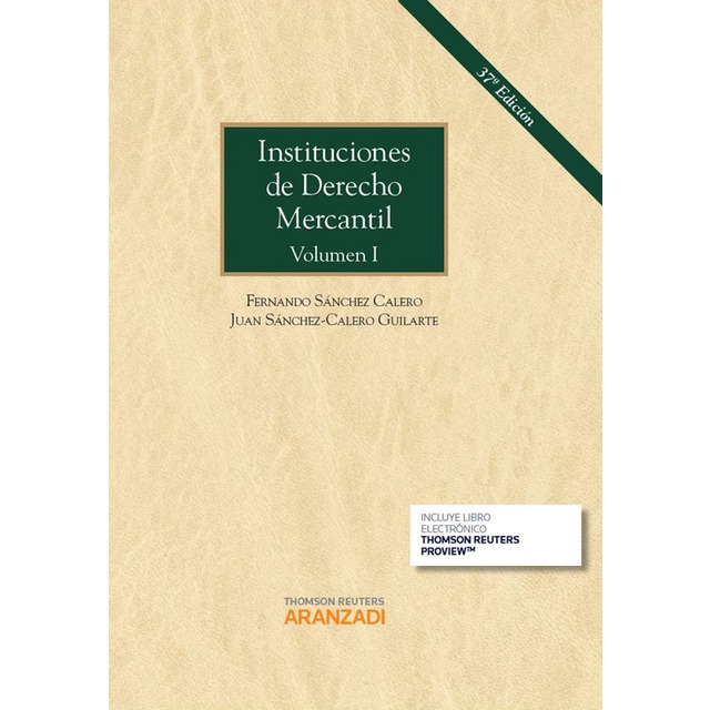 Imagem 0 de Instituciones de Derecho Mercantil. Volumen I (Papel + e-book) (Capa mole)