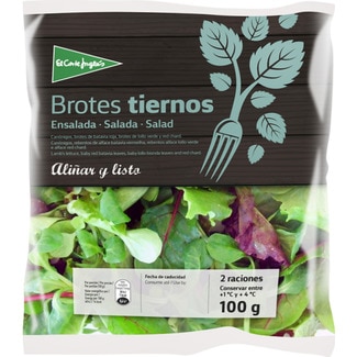 ensalada brotes tiernos bolsa 100 g - El Corte Ingles