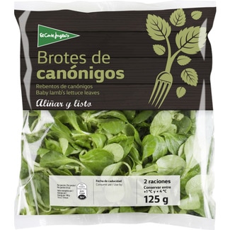 ensalada brotes de canónigos bolsa 125 g - El Corte Ingles