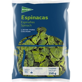espinacas bolsa 250 g - El Corte Ingles