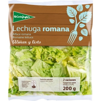 ensalada lechuga romana bolsa 200 g - El Corte Ingles