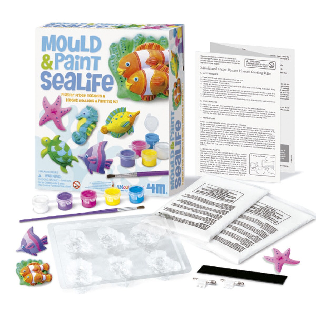 Molde y Pintura 4M Sea Life 2