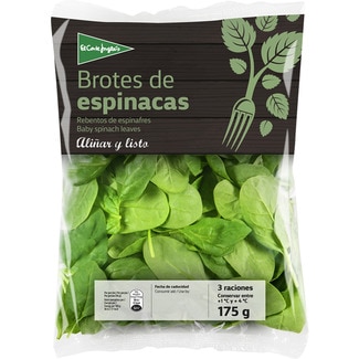 brotes de espinacas bolsa 175 g - El Corte Ingles