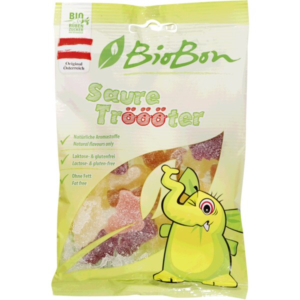 BioBon Gomas de Fruta Ácida Biológicas embalagem 100 g