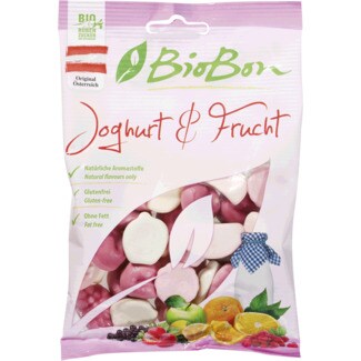 BioBon Gomas de Iogurte e Fruta Biológicas embalagem 100 g