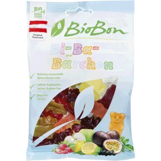 BioBon Gomas Bi-Ba-Barchen Biológicas embalagem 100 g
