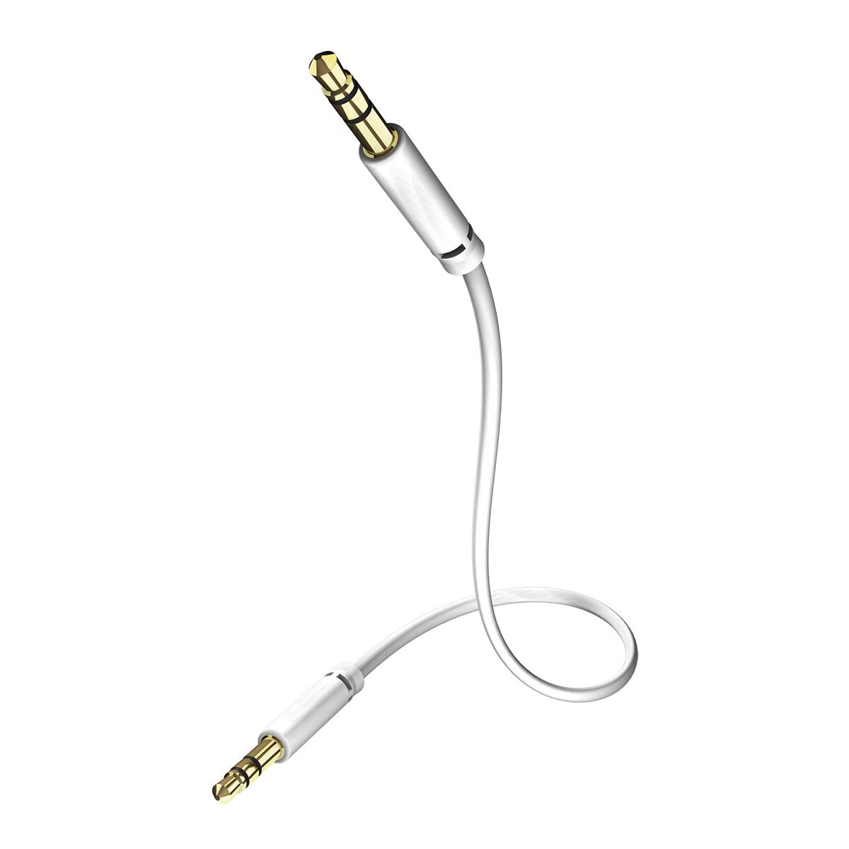 Cabo Inakustik Star MP3 Audio Mini Jack 3.5 para Mini Jack 3,5, 3m - Branco Branco-1