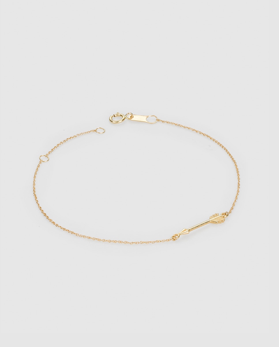 Pulsera flecha en oro El Corte Inglés Oro-1