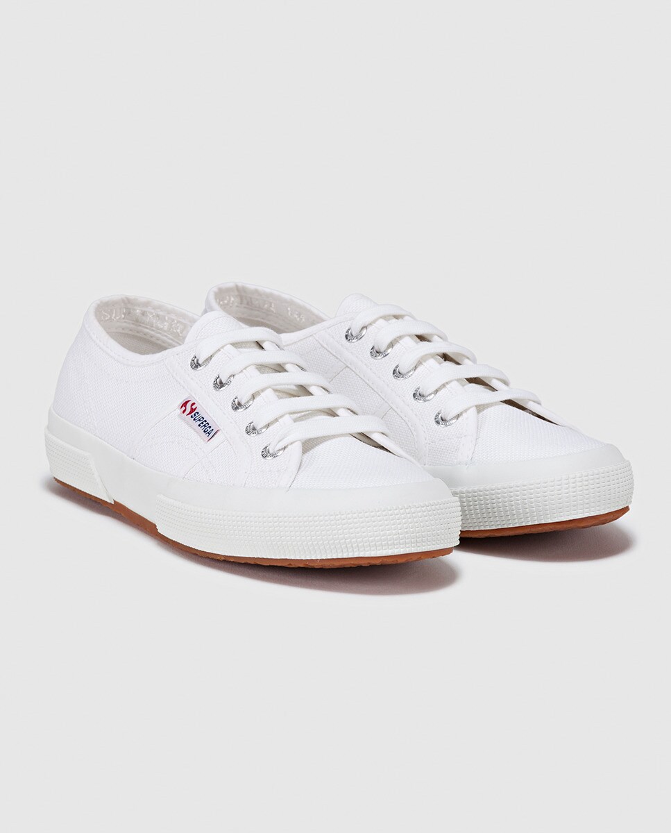 Zapatillas de lona en algodón blancas · Superga · El Corte Inglés
