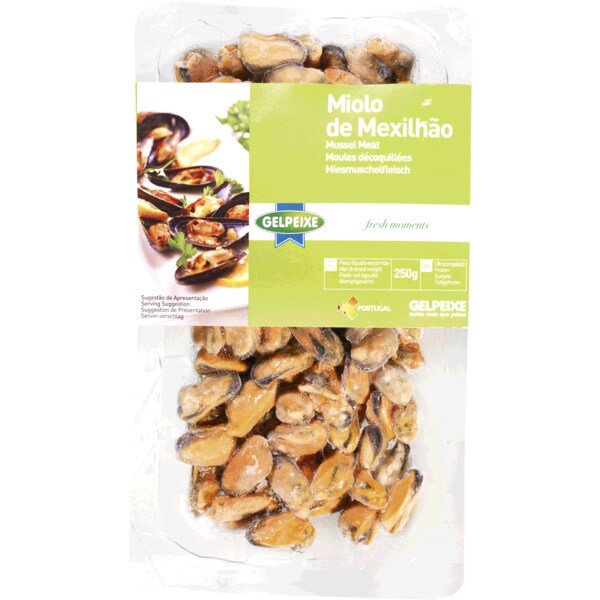 Gelpeixe Miolo de Mexilhão embalagem 250 g