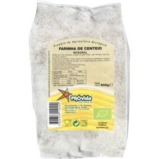 Farinha de Centeio Integral Biológica embalagem 500 g - Próvida