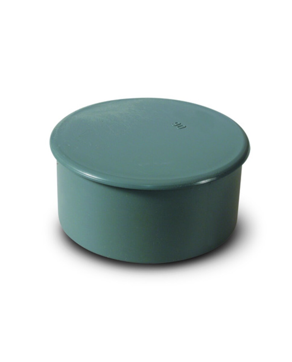 Tampão Cego PVC Cinzento-1