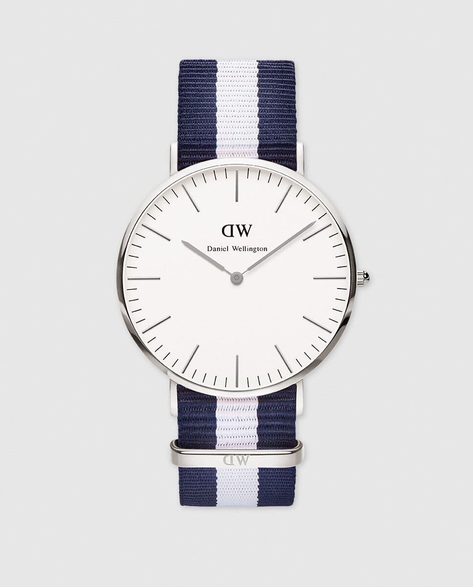 Daniel Wellington - Reloj De Hombre Glasgow Textil Bicolor