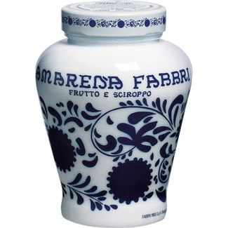 cerezas confitadas con sirope sin hueso tarro 600 g - Fabbri