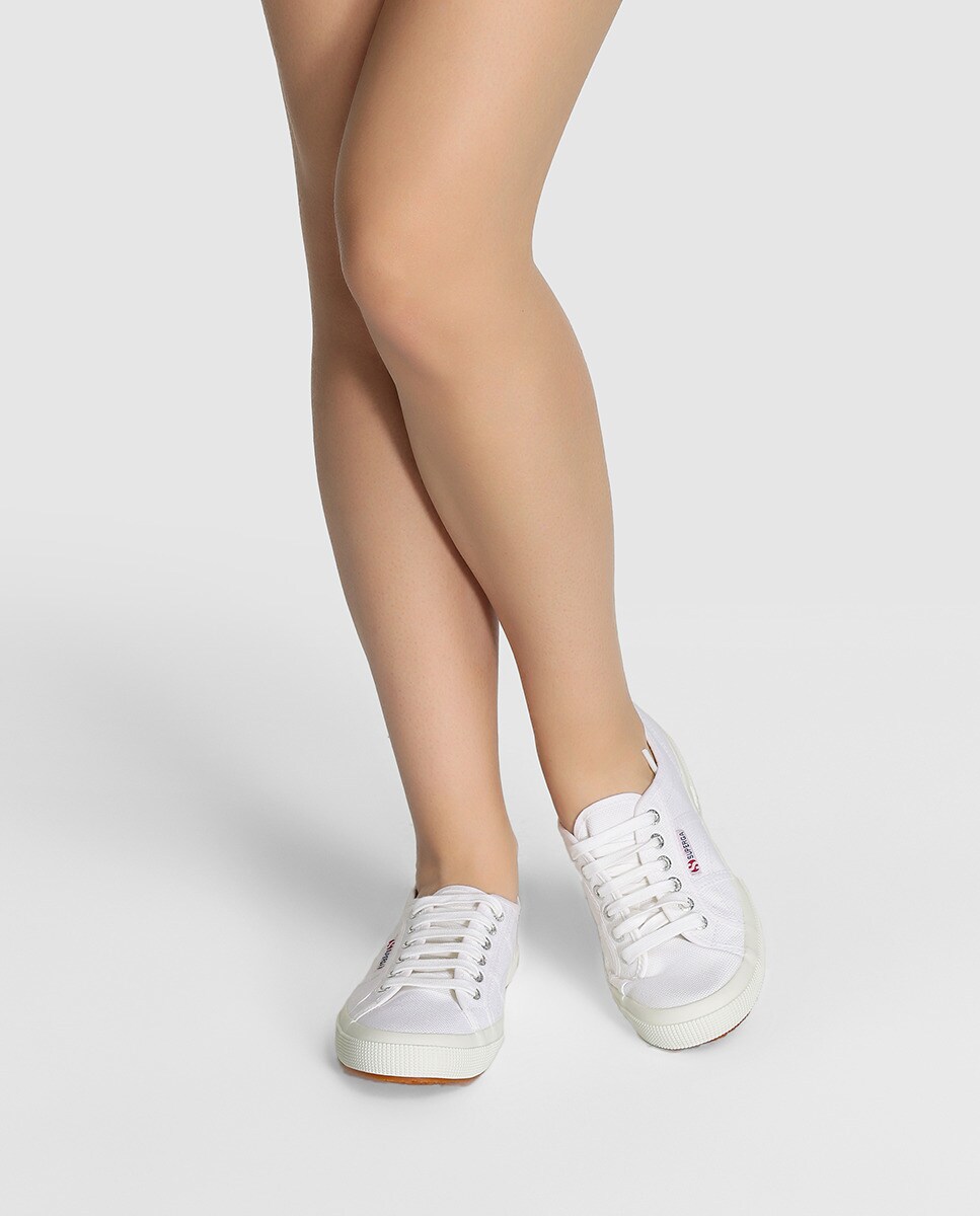 Zapatillas de lona en algodón blancas · Superga · El Corte Inglés