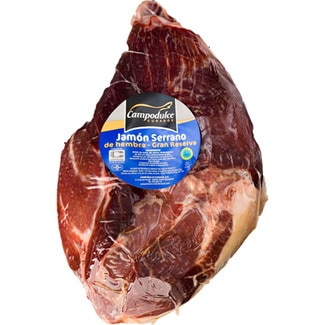 jamón deshuesado serrano Gran Reserva pelado y pulido - Campodulce