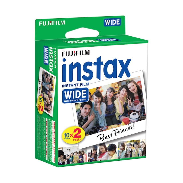 Imagem 0 de Cartucho de papel fotográfico para Máquinas Fotográficas Instax Fujifilm - 2 packs de 10 unidades