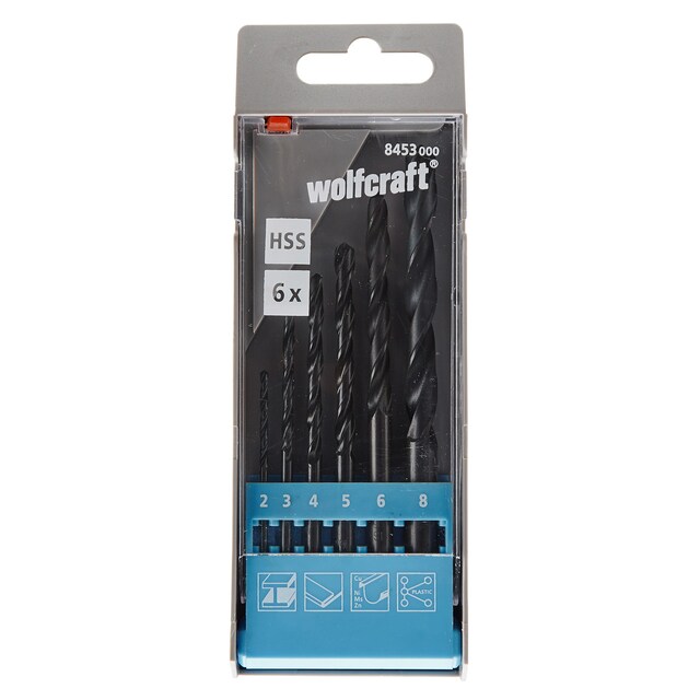 Imagen 0 de Set de Brocas de Forja por Laminación para Metal HSS - 6 Uds