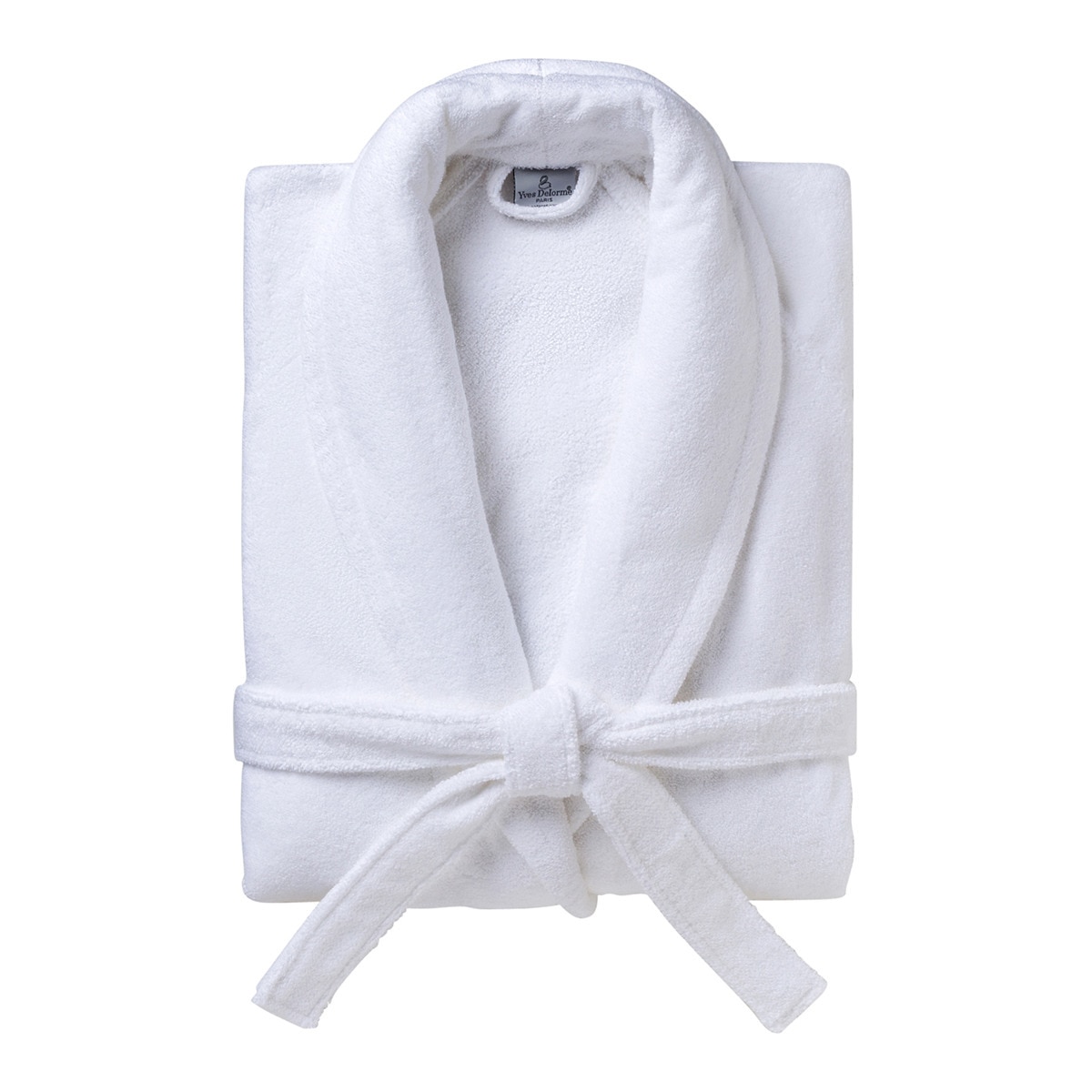 Albornoz unisex algodón y modal 450 gr/m2 Etoile Yves Delorme - Blanco L Blanco-2