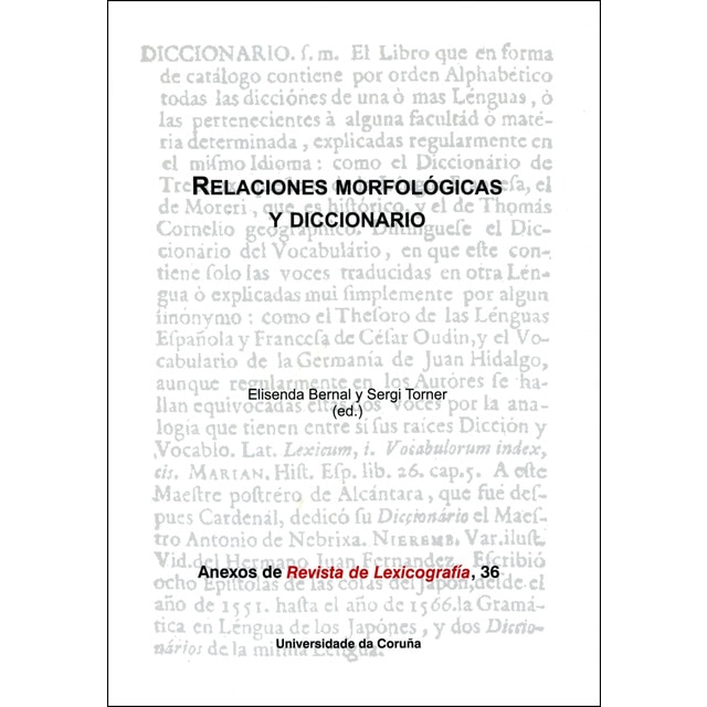 Imagem 0 de Relaciones Morfologicas Y Diccionario. Nº36