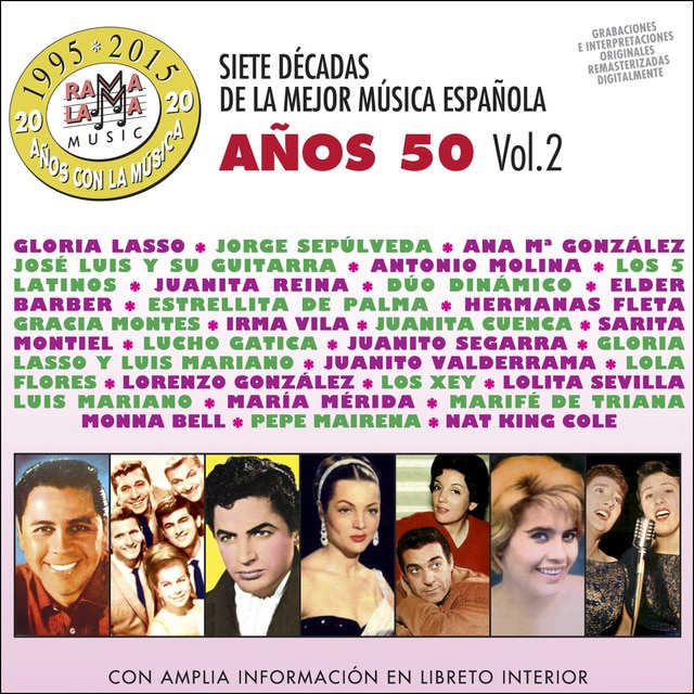 Imagen 0 de 7 Décadas de la Mejor Música Española: Vol.2 Los Años 50 (CD)