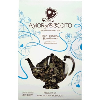 Infusão Erva-Cidreira com Rosaminho embalagem 30 g - Amor De Biscoito