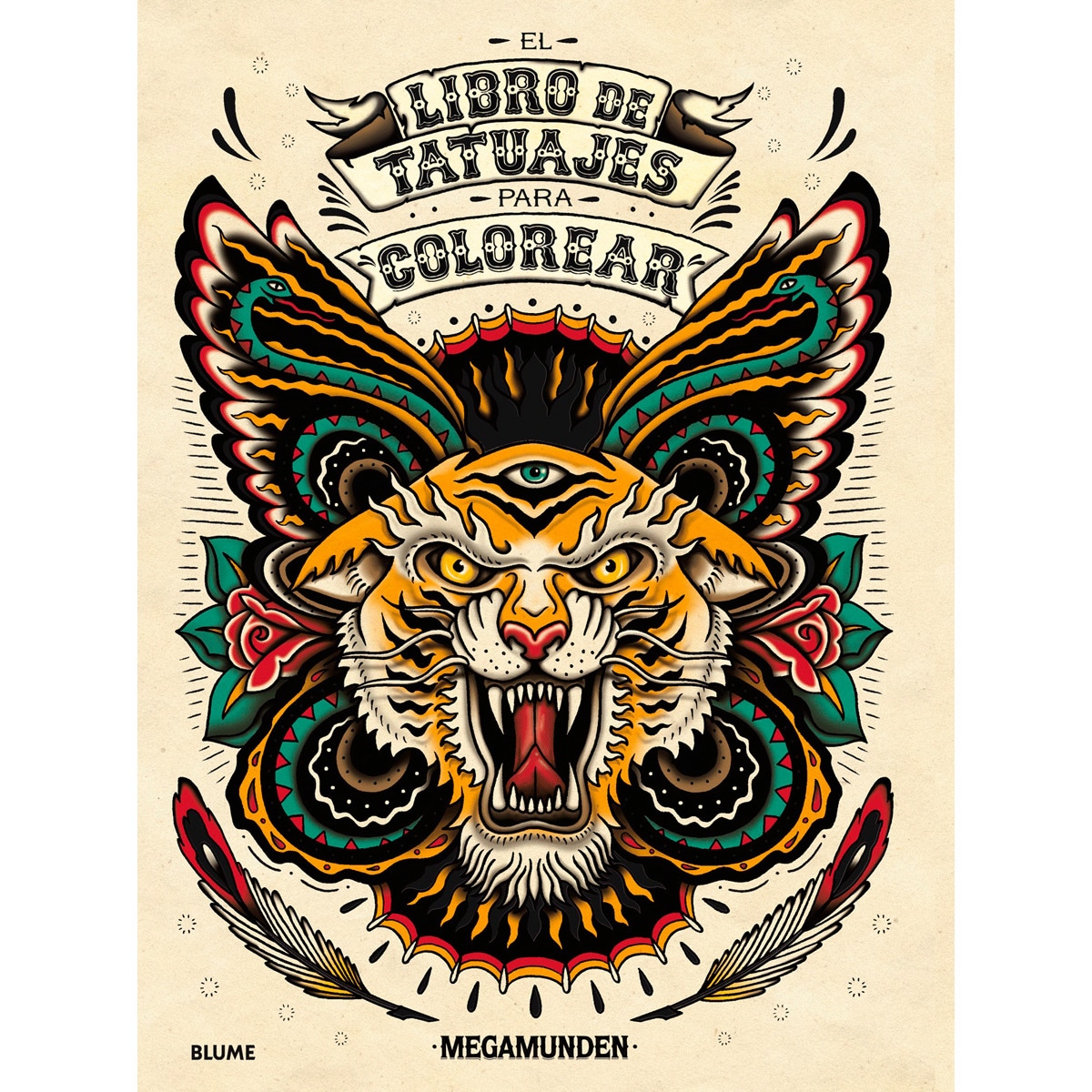 Libro de tatuajes para colorear 1