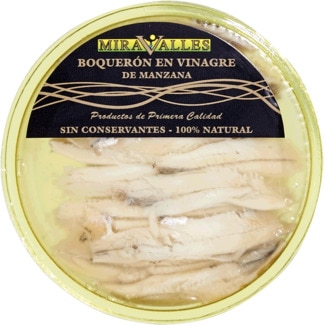 Biqueirão em Vinagre de Maçã embalagem 100 g - Miravalles