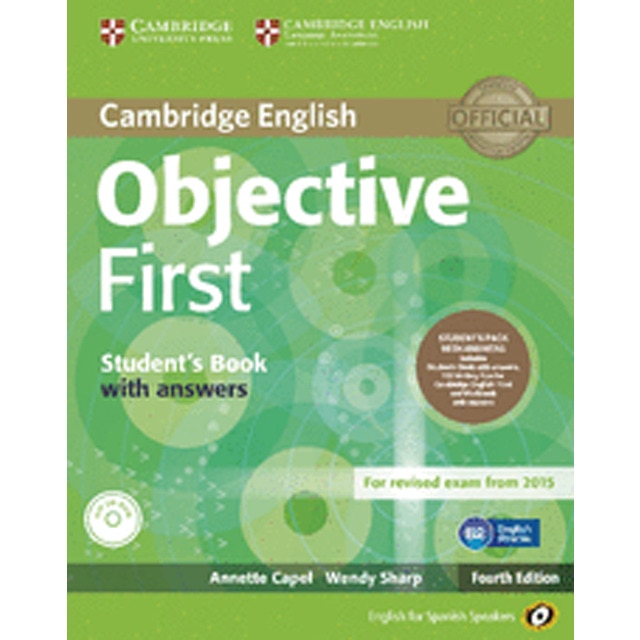 Imagen 0 de Objective First for Spanish Speakers Self-Study Pack Student's Book with Answers