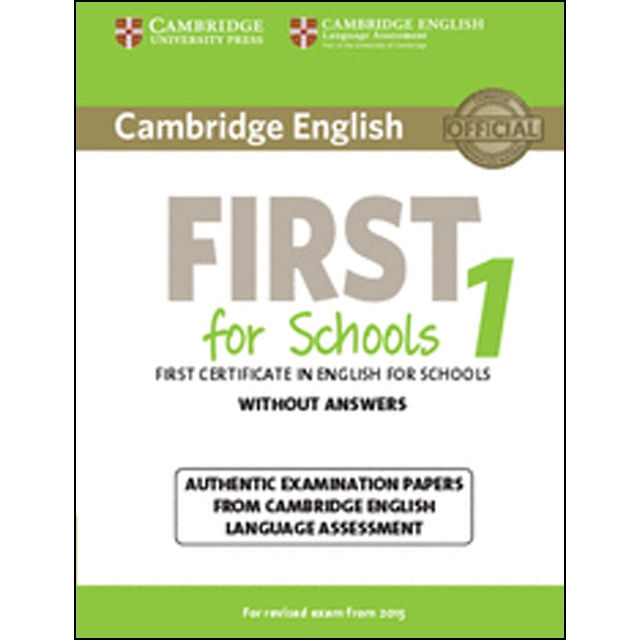 Cambridge English First 1 for Revised Exam from 2015 Student's Book without Answers (Capa mole) 1