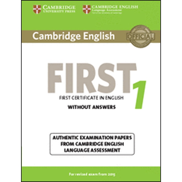 Imagem 0 de Cambridge English First 1 for Revised Exam from 2015 Student's Book with Answers (Capa mole)